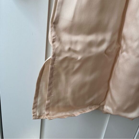 ETTITUDE Sateen Slip Dress Bamboo Oat small New in Box - Picture 12 of 13